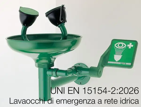 UNI EN 15154-1:2026 / Docce di sicurezza per il corpo collegate alla rete idrica